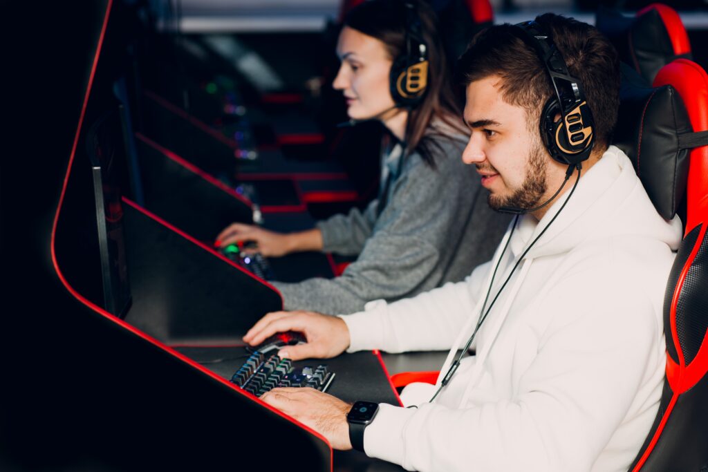 Fusionfest Gaming Guy Playing Gaming Game On Computer At Game Club 2024 11 26 17 23 32 Utc